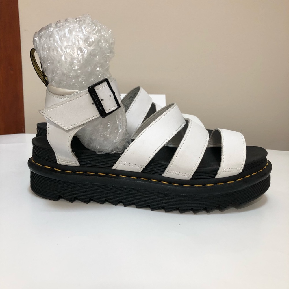 Dr. Martens Blaire Hydro Leather Strap Sandals - Picture 3 of 13